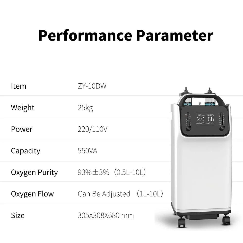 Mini Oxygen Concentrator Concentrator Oxygen 10L Home Oxygen Concentrator