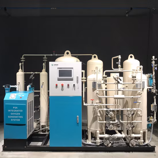 Генератор кислорода PSA расходом 10 м3 с системой наполнения медицинского кислородного завода